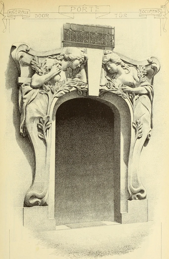 An illustration from Materials and documents of architecture and sculpture : classified alphabetically, 1915, leaf 206