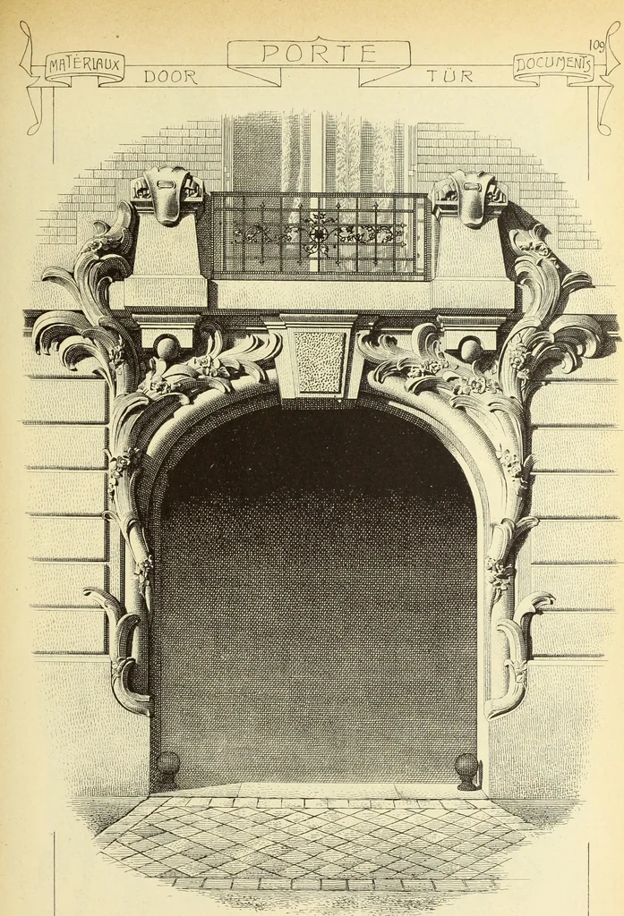 An illustration from Materials and documents of architecture and sculpture : classified alphabetically, 1915, leaf 208