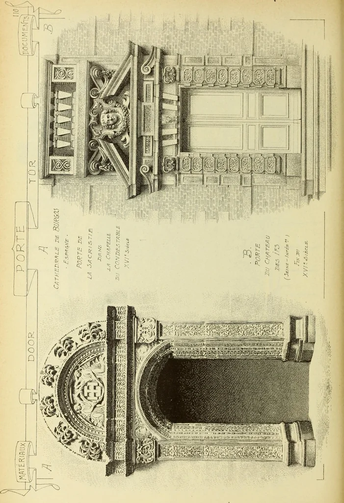 An illustration from Materials and documents of architecture and sculpture : classified alphabetically, 1915, leaf 209