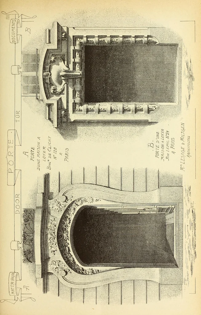An illustration from Materials and documents of architecture and sculpture : classified alphabetically, 1915, leaf 210