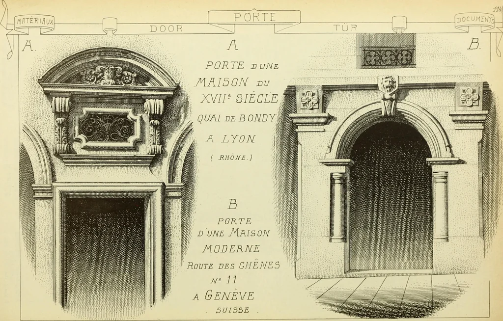 An illustration from Materials and documents of architecture and sculpture : classified alphabetically, 1915, leaf 213