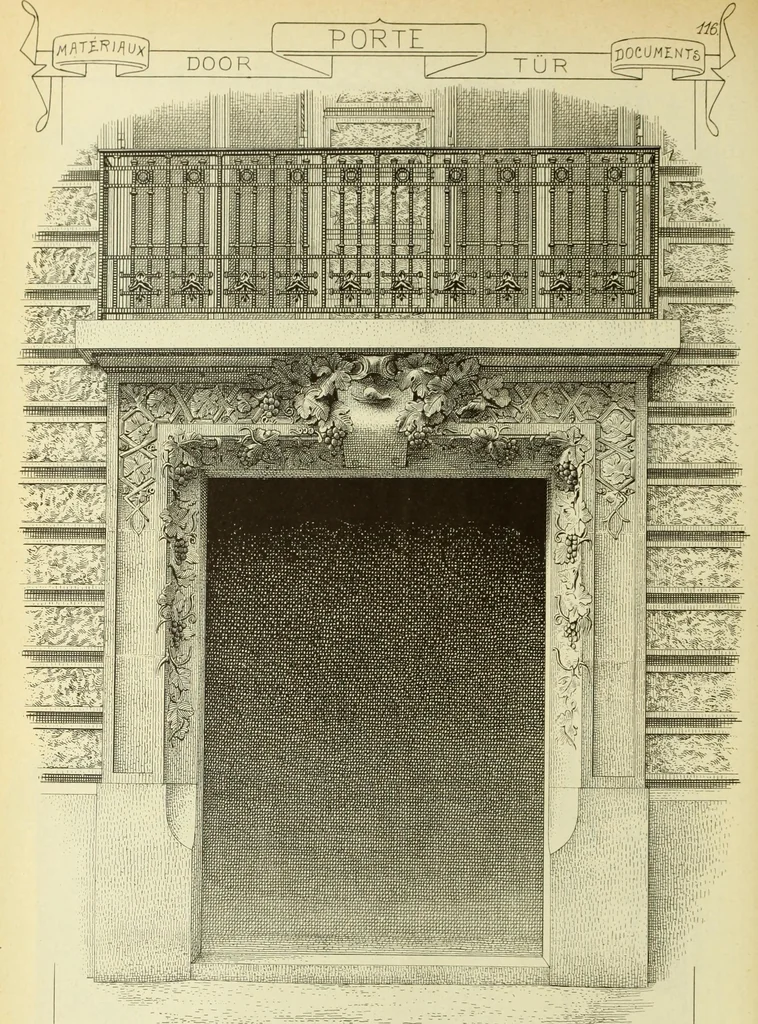 An illustration from Materials and documents of architecture and sculpture : classified alphabetically, 1915, leaf 215