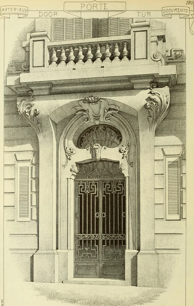 An illustration from Materials and documents of architecture and sculpture : classified alphabetically, 1915, leaf 219