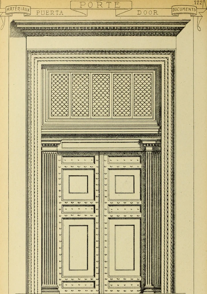 An illustration from Materials and documents of architecture and sculpture : classified alphabetically, 1915, leaf 221