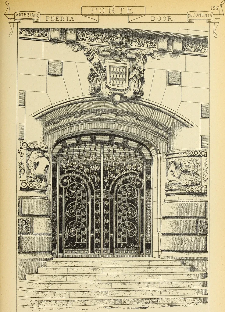 An illustration from Materials and documents of architecture and sculpture : classified alphabetically, 1915, leaf 224