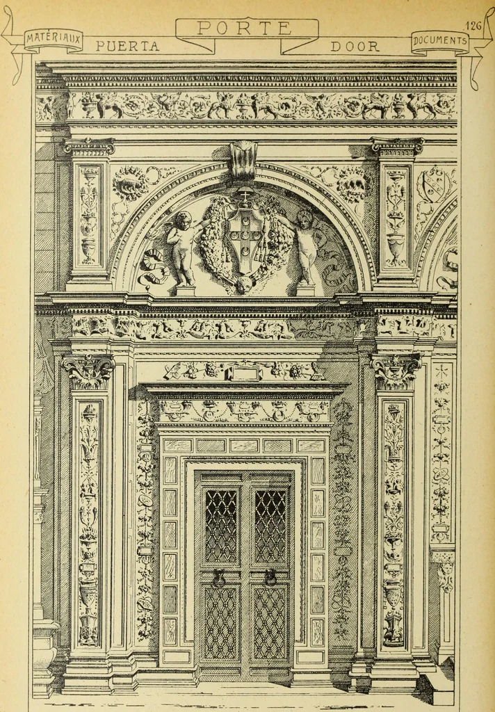 An illustration from Materials and documents of architecture and sculpture : classified alphabetically, 1915, leaf 225