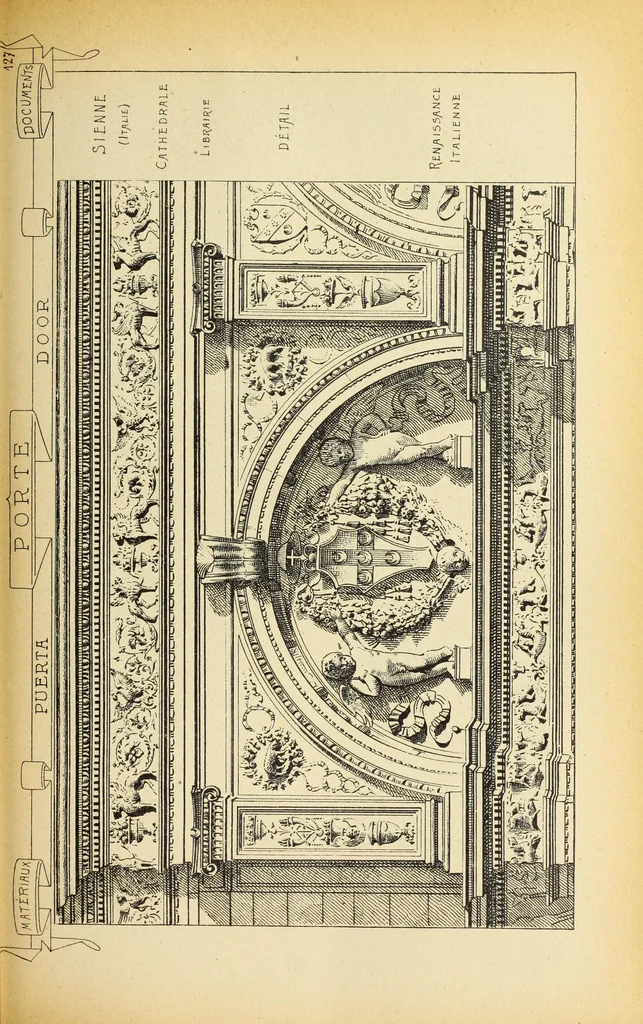 An illustration from Materials and documents of architecture and sculpture : classified alphabetically, 1915, leaf 226