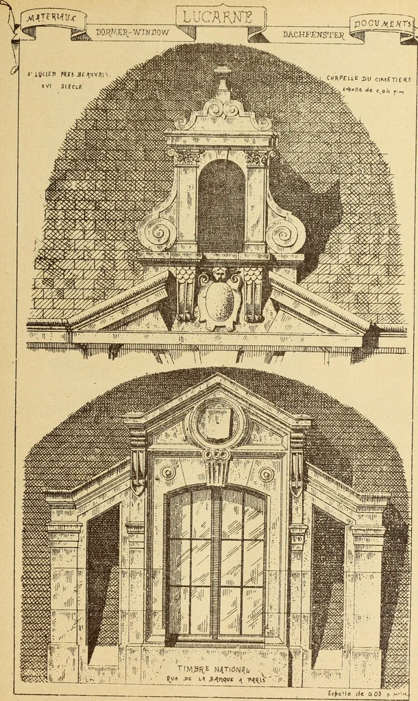 An illustration from Materials and documents of architecture and sculpture : classified alphabetically, 1915, leaf 228