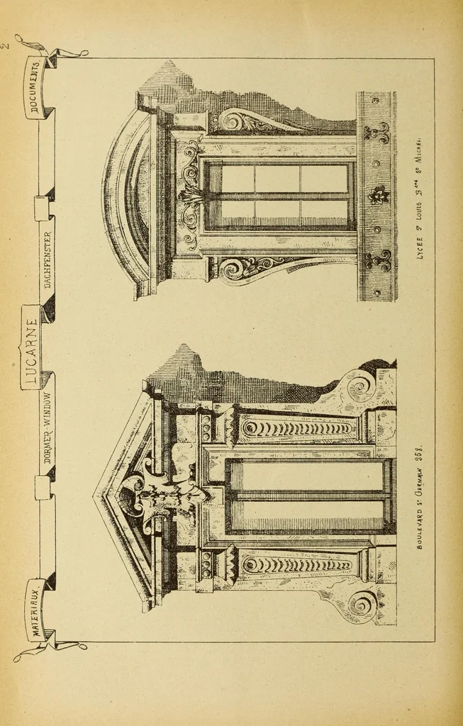 An illustration from Materials and documents of architecture and sculpture : classified alphabetically, 1915, leaf 229