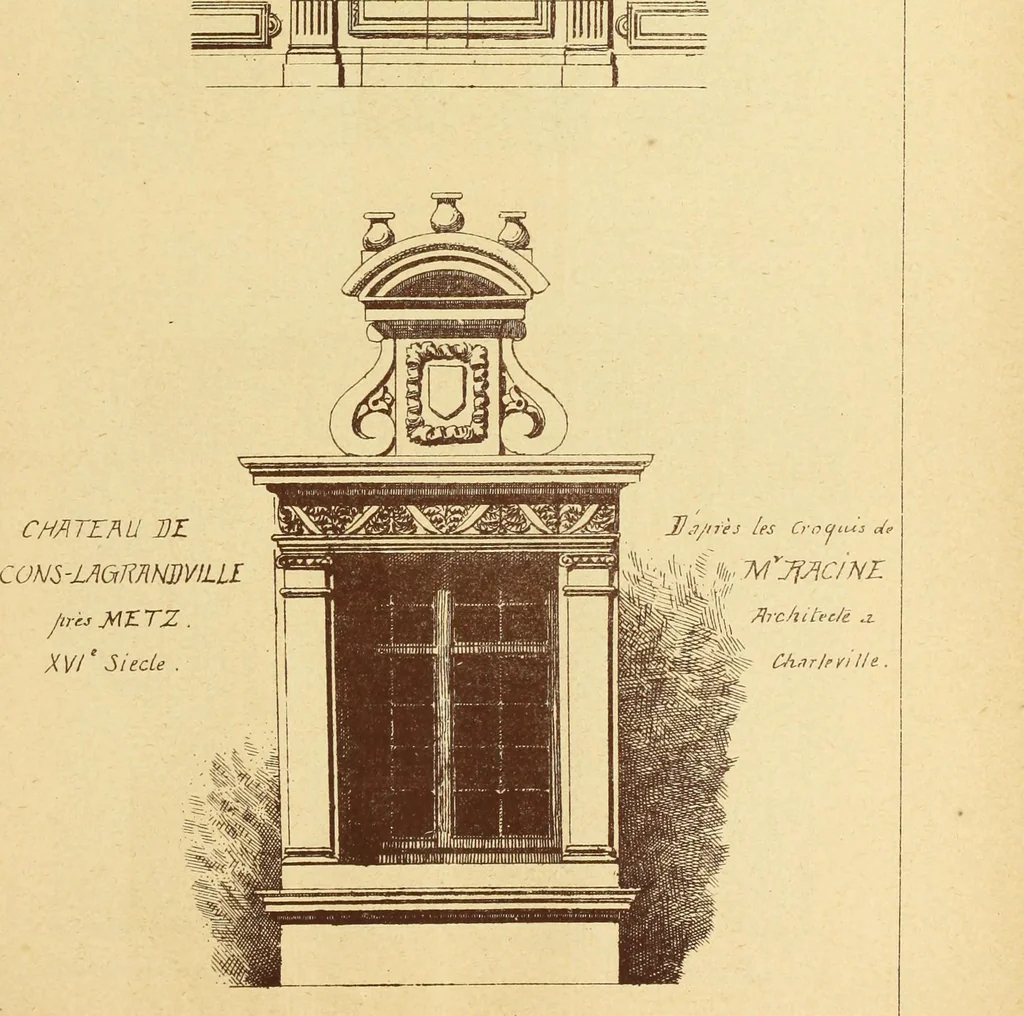 An illustration from Materials and documents of architecture and sculpture : classified alphabetically, 1915, leaf 238