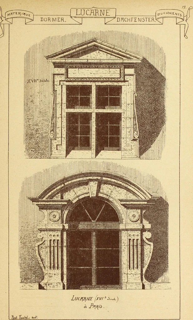 An illustration from Materials and documents of architecture and sculpture : classified alphabetically, 1915, leaf 240
