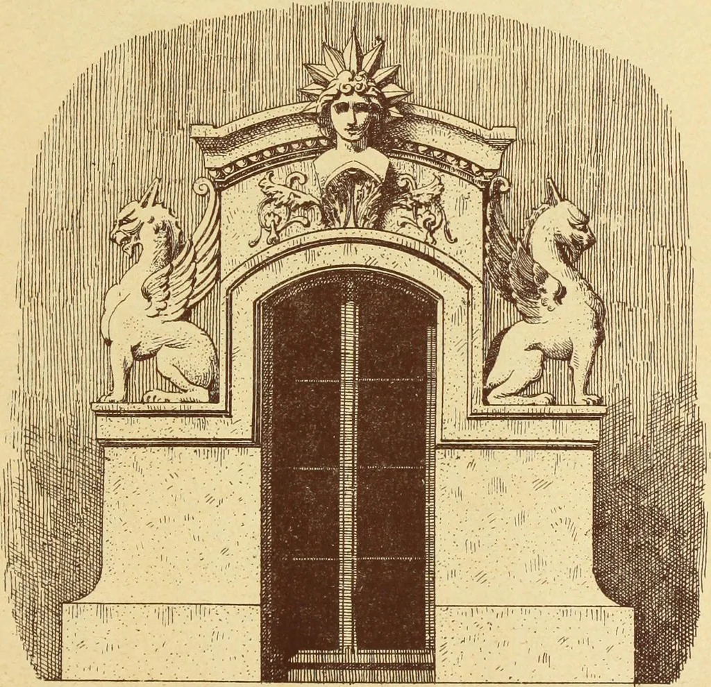 An illustration from Materials and documents of architecture and sculpture : classified alphabetically, 1915, leaf 242