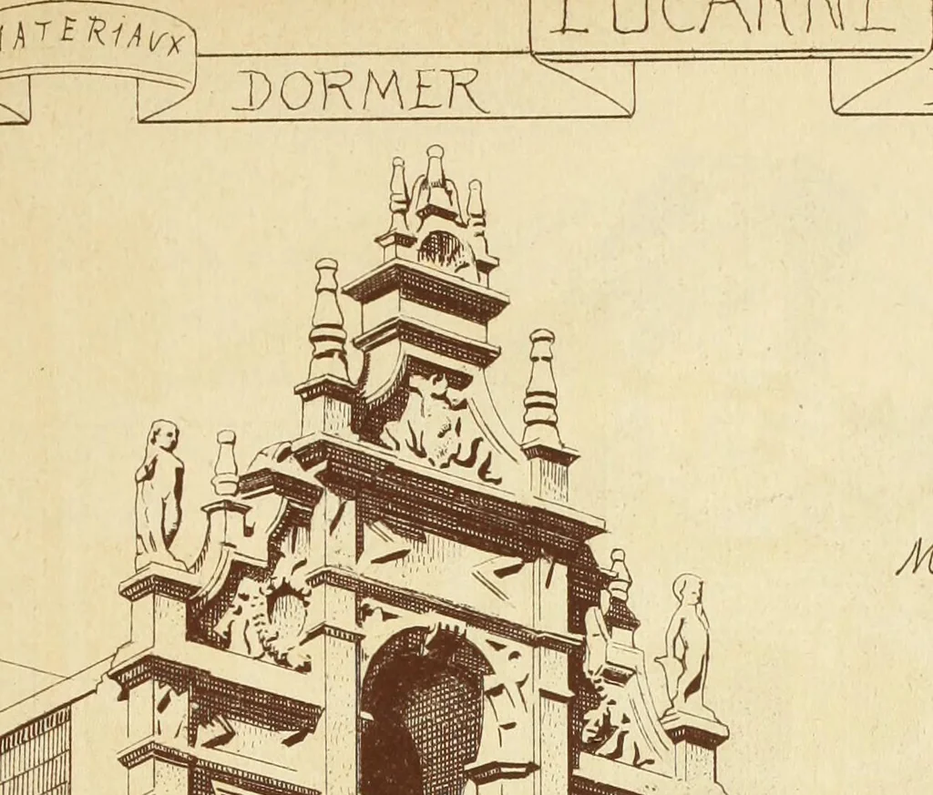 An illustration from Materials and documents of architecture and sculpture : classified alphabetically, 1915, leaf 246