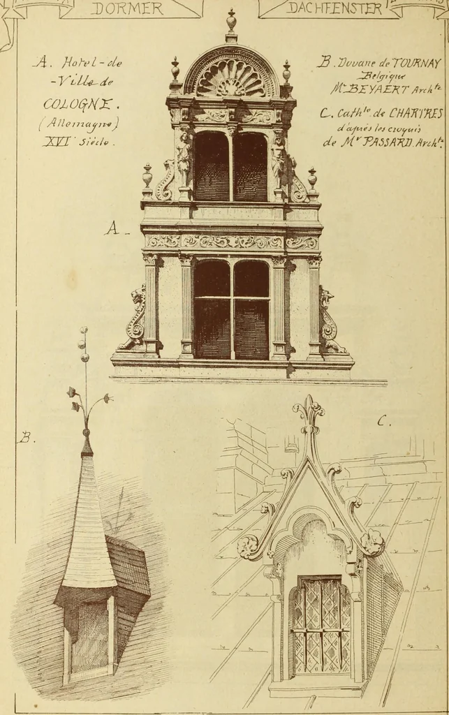 An illustration from Materials and documents of architecture and sculpture : classified alphabetically, 1915, leaf 251