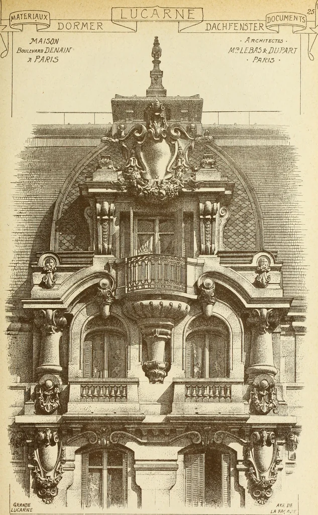 An illustration from Materials and documents of architecture and sculpture : classified alphabetically, 1915, leaf 252