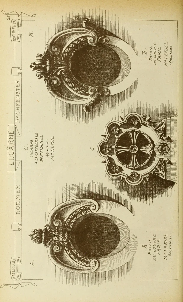 An illustration from Materials and documents of architecture and sculpture : classified alphabetically, 1915, leaf 253