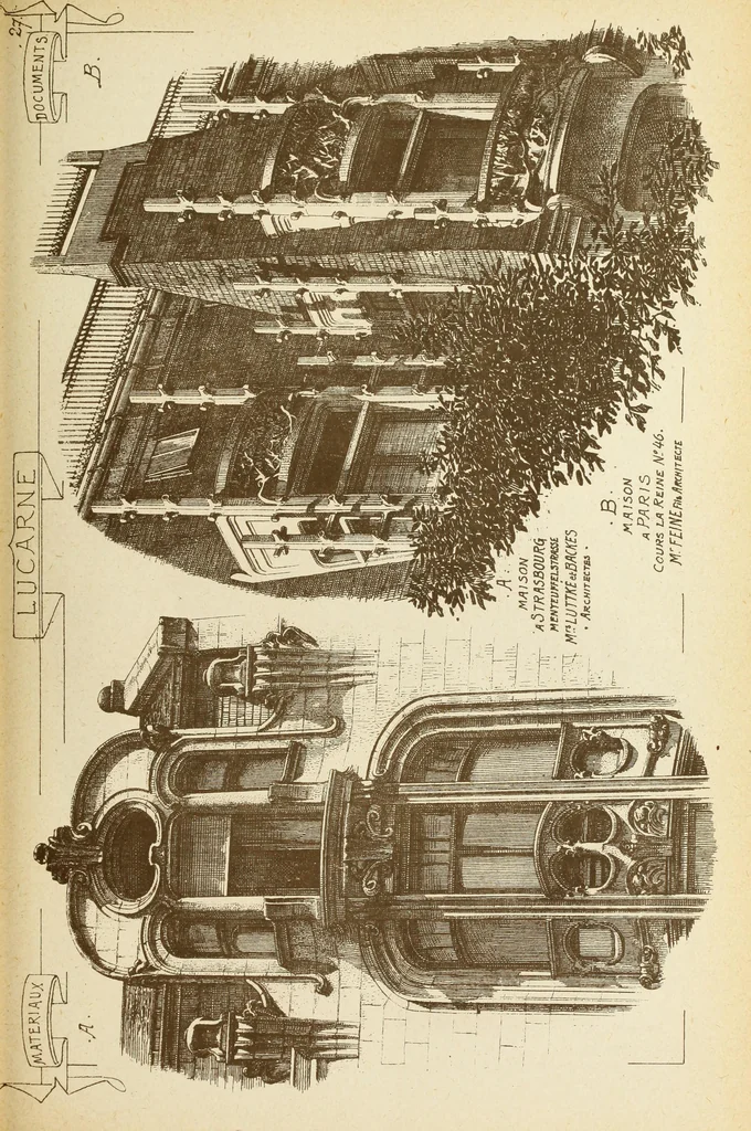 An illustration from Materials and documents of architecture and sculpture : classified alphabetically, 1915, leaf 254