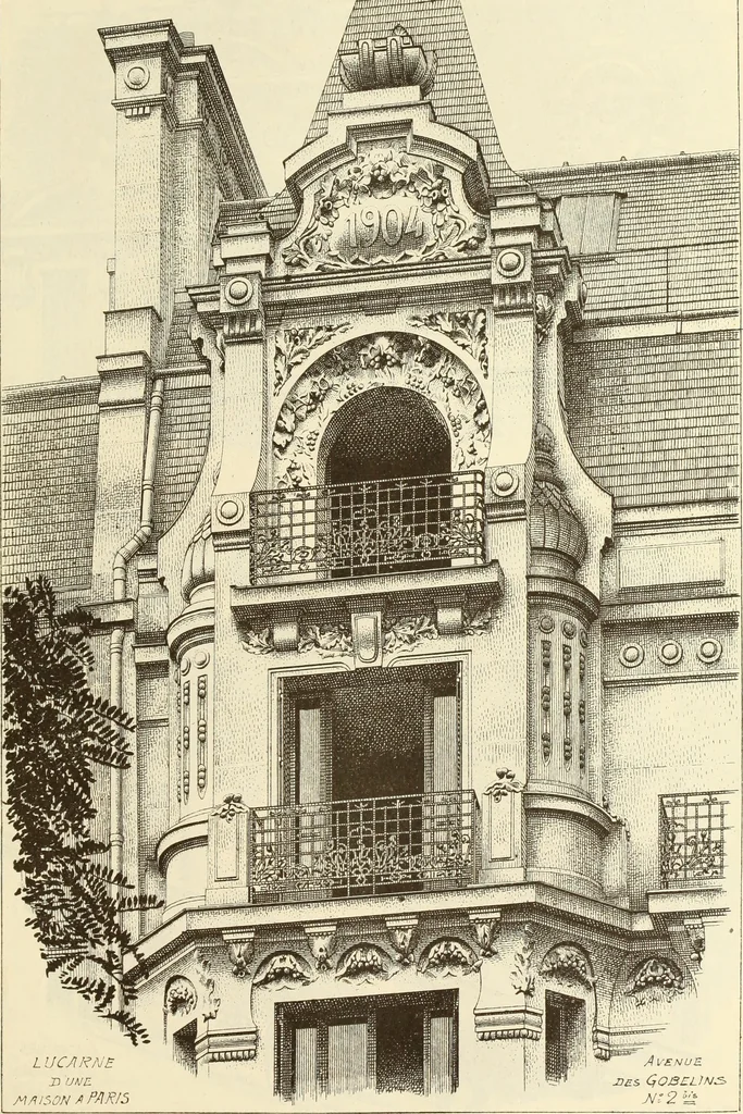 An illustration from Materials and documents of architecture and sculpture : classified alphabetically, 1915, leaf 260