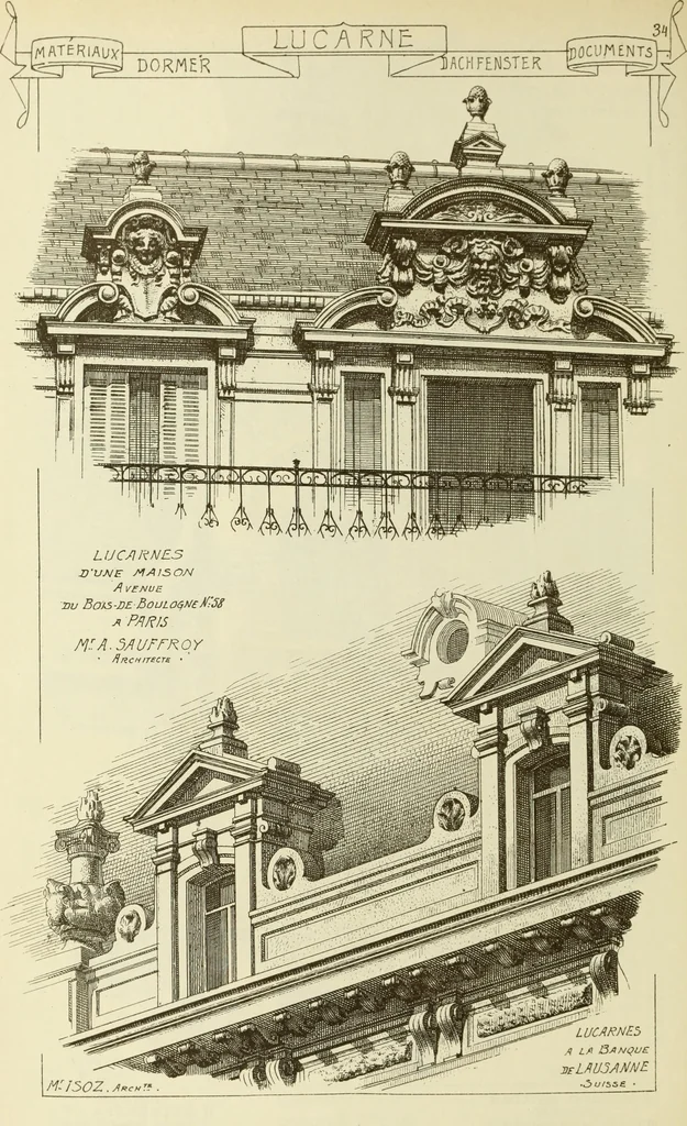 An illustration from Materials and documents of architecture and sculpture : classified alphabetically, 1915, leaf 261