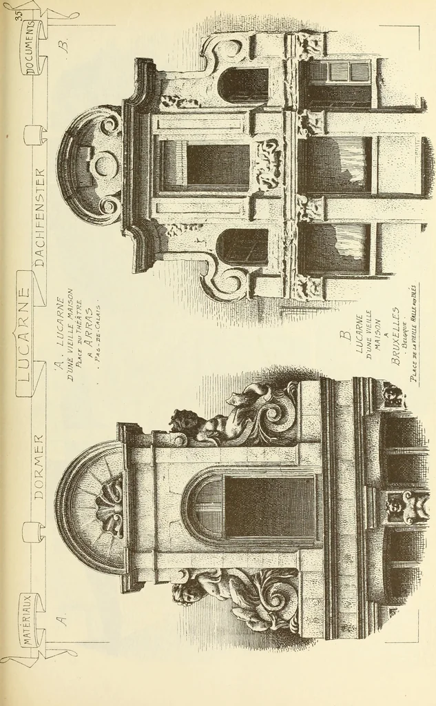 An illustration from Materials and documents of architecture and sculpture : classified alphabetically, 1915, leaf 262
