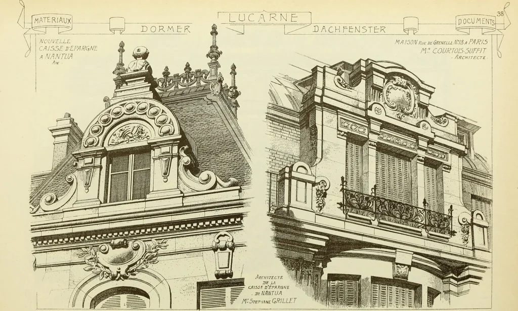 An illustration from Materials and documents of architecture and sculpture : classified alphabetically, 1915, leaf 265