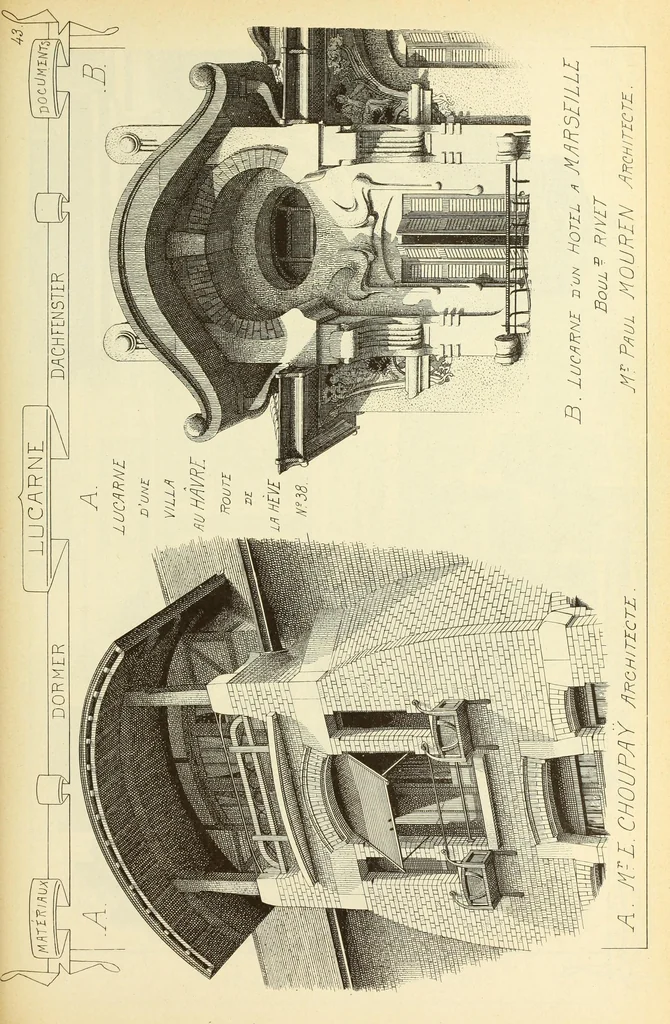 An illustration from Materials and documents of architecture and sculpture : classified alphabetically, 1915, leaf 270