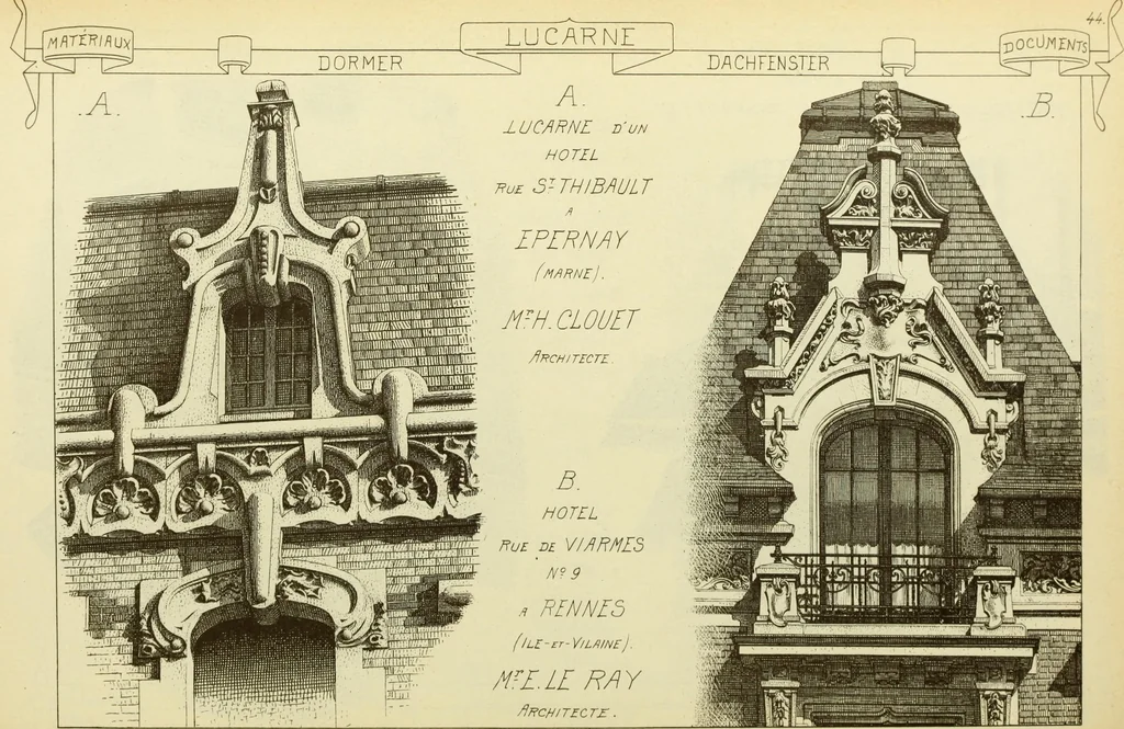 An illustration from Materials and documents of architecture and sculpture : classified alphabetically, 1915, leaf 271