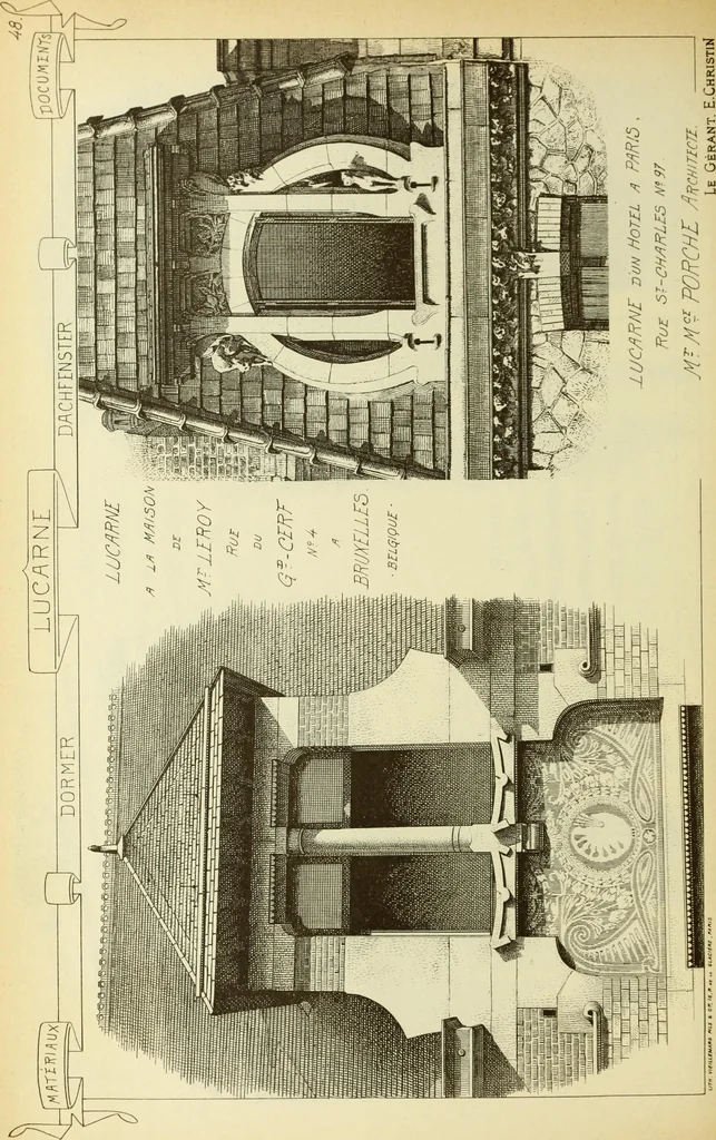 An illustration from Materials and documents of architecture and sculpture : classified alphabetically, 1915, leaf 275