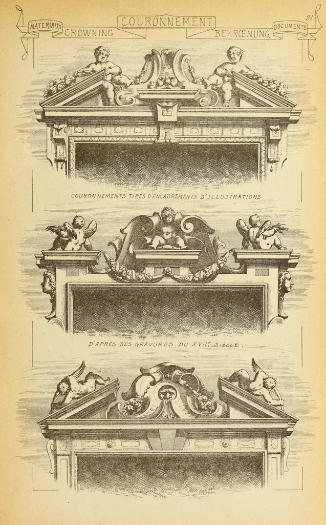 An illustration from Materials and documents of architecture and sculpture : classified alphabetically, 1915, leaf 28