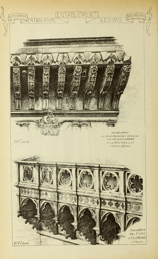 An illustration from Materials and documents of architecture and sculpture : classified alphabetically, 1915, leaf 293