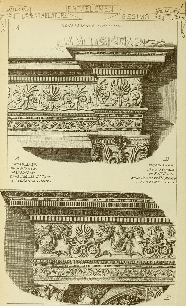 An illustration from Materials and documents of architecture and sculpture : classified alphabetically, 1915, leaf 295