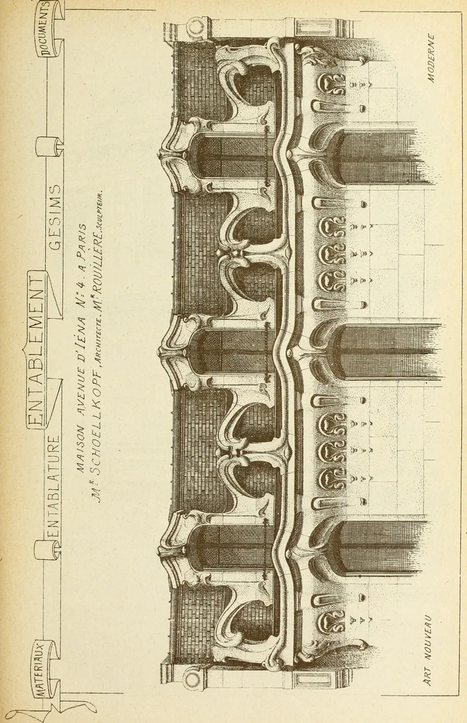 An illustration from Materials and documents of architecture and sculpture : classified alphabetically, 1915, leaf 296