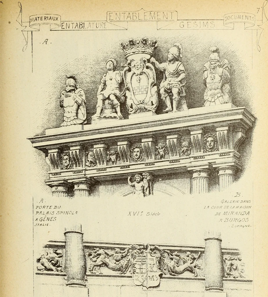 An illustration from Materials and documents of architecture and sculpture : classified alphabetically, 1915, leaf 298