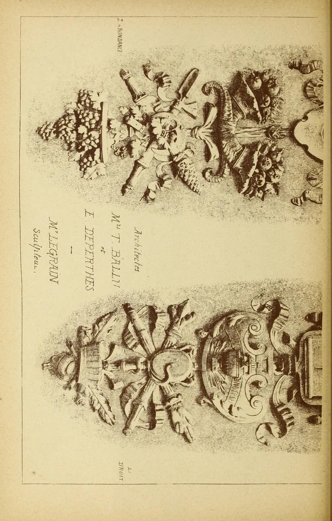 An illustration from Materials and documents of architecture and sculpture : classified alphabetically, 1915, leaf 309