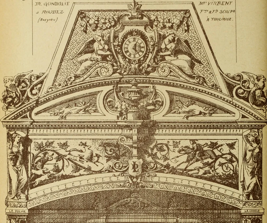 An illustration from Materials and documents of architecture and sculpture : classified alphabetically, 1915, leaf 335