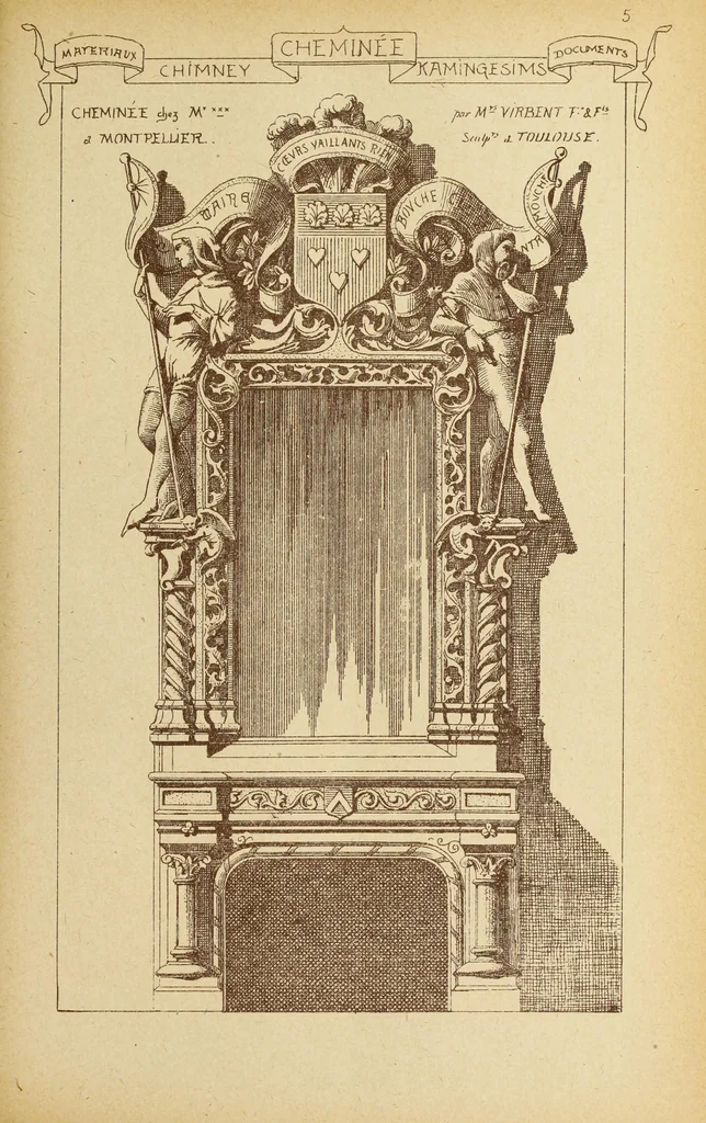 An illustration from Materials and documents of architecture and sculpture : classified alphabetically, 1915, leaf 336