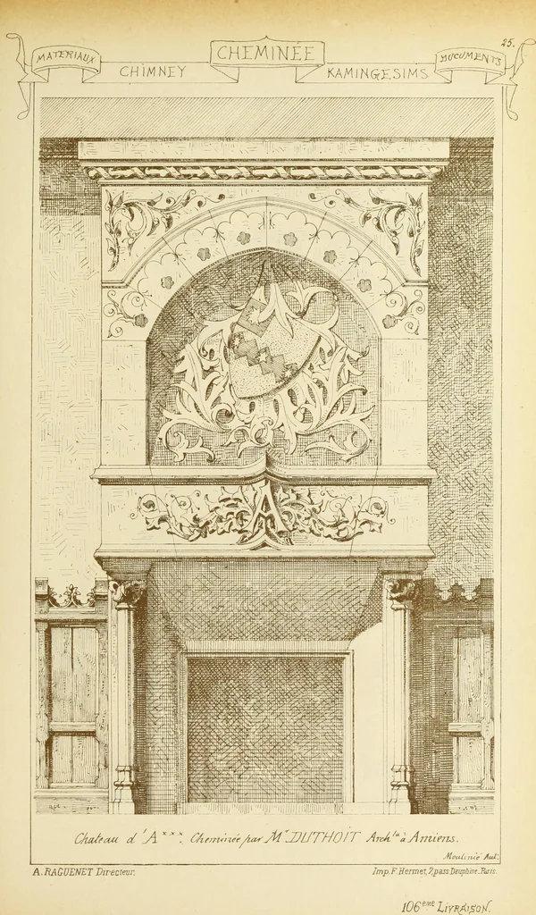An illustration from Materials and documents of architecture and sculpture : classified alphabetically, 1915, leaf 340