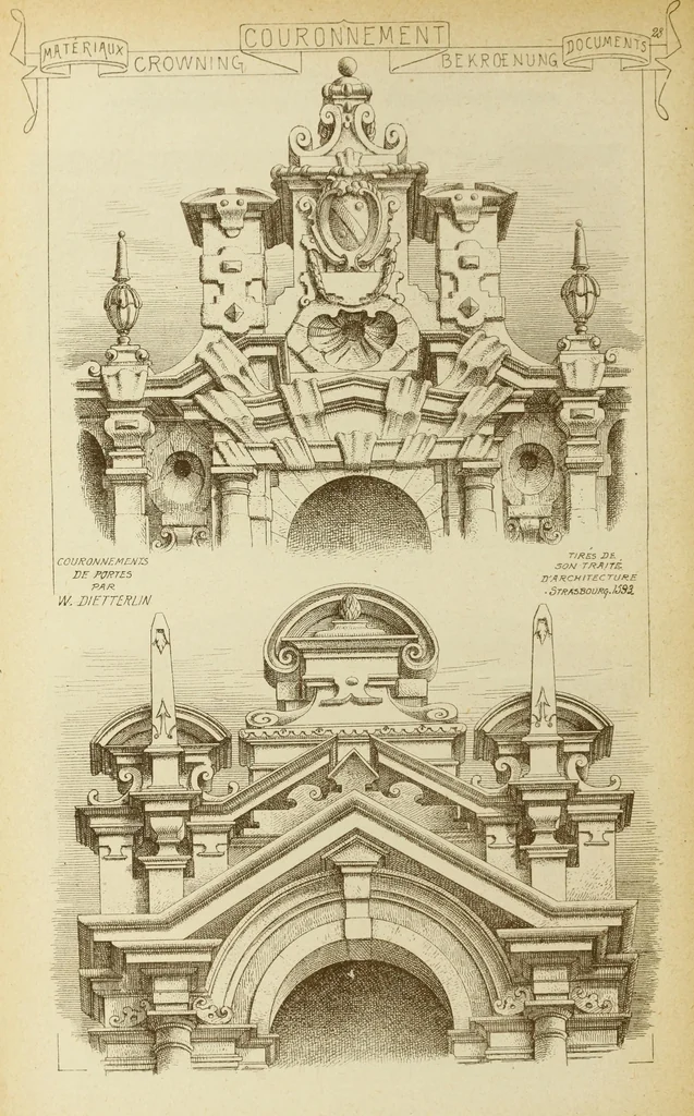 An illustration from Materials and documents of architecture and sculpture : classified alphabetically, 1915, leaf 35