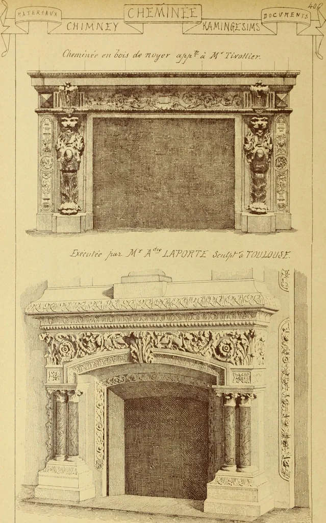 An illustration from Materials and documents of architecture and sculpture : classified alphabetically, 1915, leaf 355
