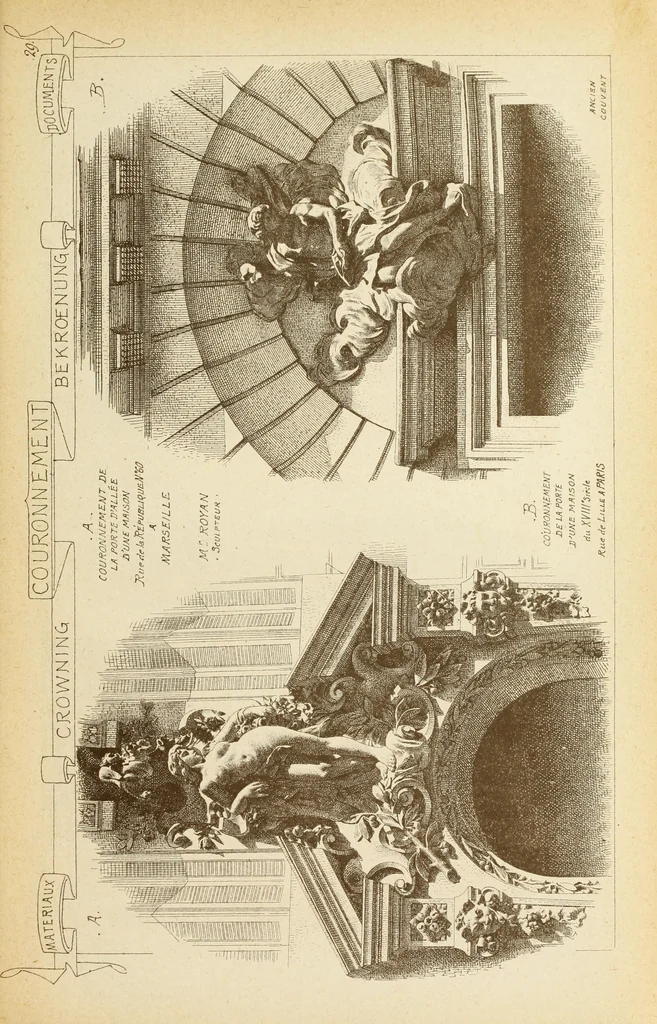 An illustration from Materials and documents of architecture and sculpture : classified alphabetically, 1915, leaf 36