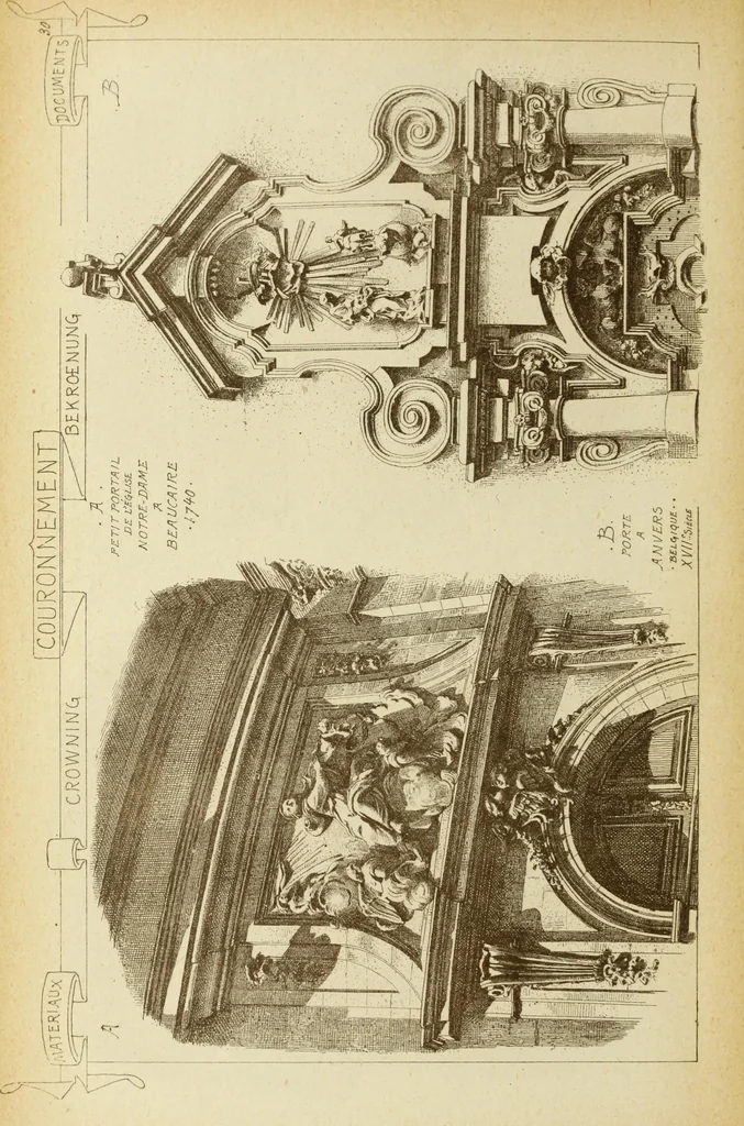 An illustration from Materials and documents of architecture and sculpture : classified alphabetically, 1915, leaf 37