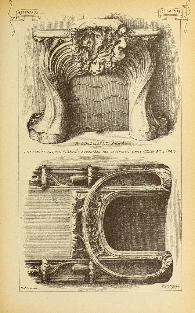 An illustration from Materials and documents of architecture and sculpture : classified alphabetically, 1915, leaf 390