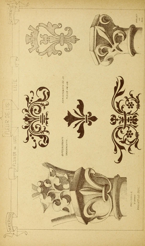 An illustration from Materials and documents of architecture and sculpture : classified alphabetically, 1915, leaf 419