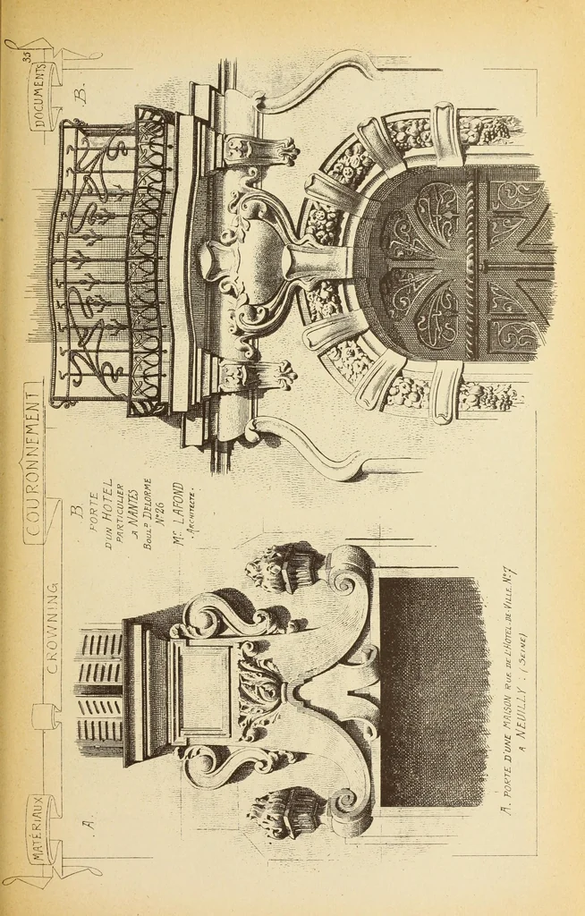 An illustration from Materials and documents of architecture and sculpture : classified alphabetically, 1915, leaf 42