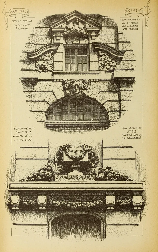 An illustration from Materials and documents of architecture and sculpture : classified alphabetically, 1915, leaf 43