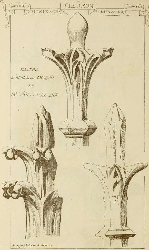 An illustration from Materials and documents of architecture and sculpture : classified alphabetically, 1915, leaf 445