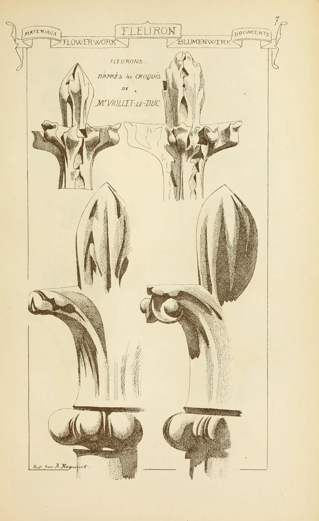 An illustration from Materials and documents of architecture and sculpture : classified alphabetically, 1915, leaf 446