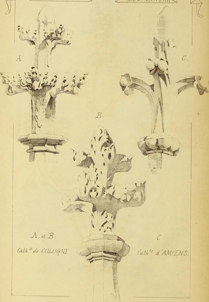 An illustration from Materials and documents of architecture and sculpture : classified alphabetically, 1915, leaf 449