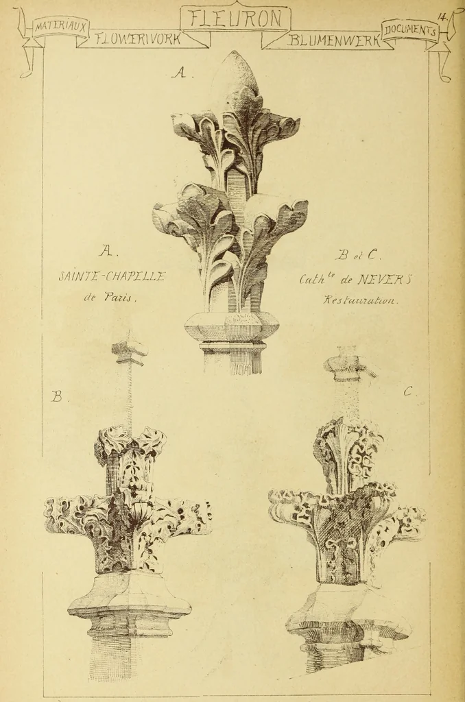 An illustration from Materials and documents of architecture and sculpture : classified alphabetically, 1915, leaf 453