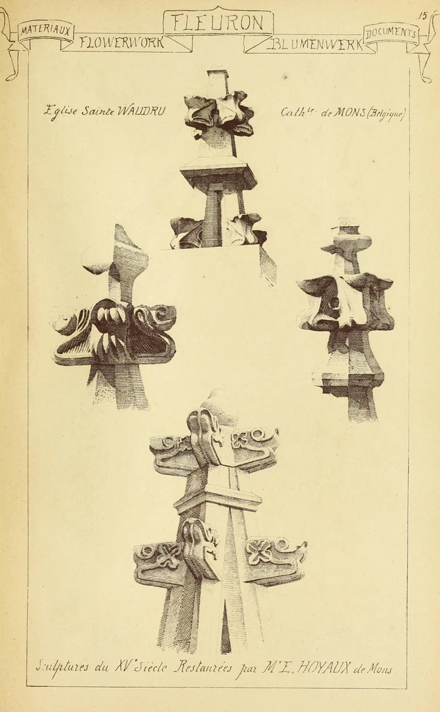 An illustration from Materials and documents of architecture and sculpture : classified alphabetically, 1915, leaf 454
